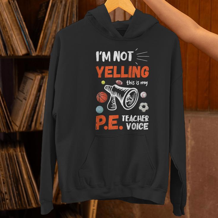 PE Teacher Voice PE Teacher School Fitness Class Women's Hoodie, Pe Teacher Hoodies, gift for family, gift for coworker PE Teacher Voice PE Teacher School Fitness Class Women's Hoodie, Pe Teacher Hoodies, gift for family, gift for coworker