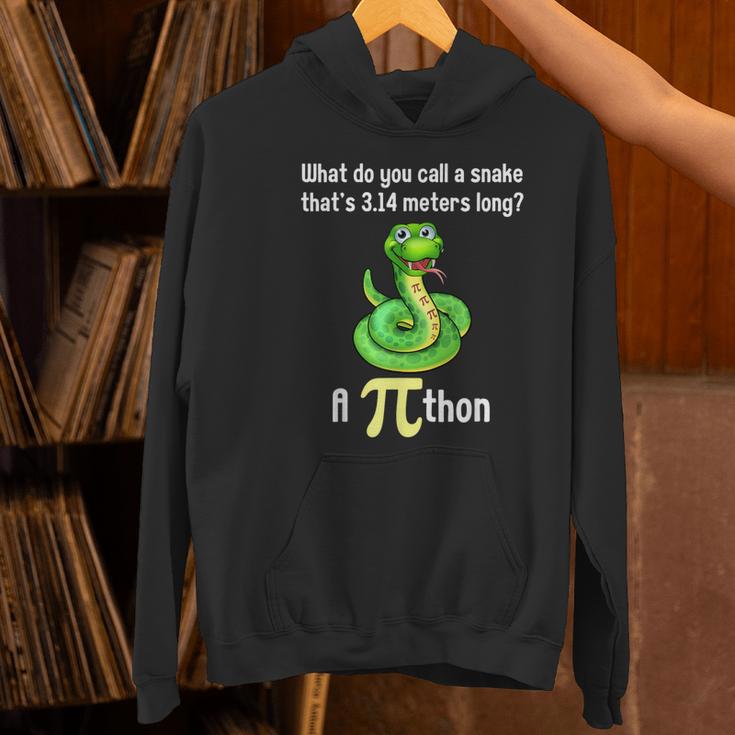 Pi Day Puns Pithon Math Teacher Jokes Women Men Kids Women's Hoodie, gift for family, gift for coworker
