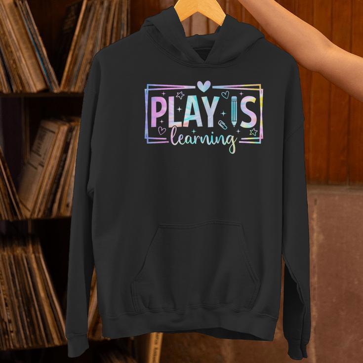 Play Is Learning Kindergarten Teacher Team Women Women's Hoodie, gift for family, gift for coworker