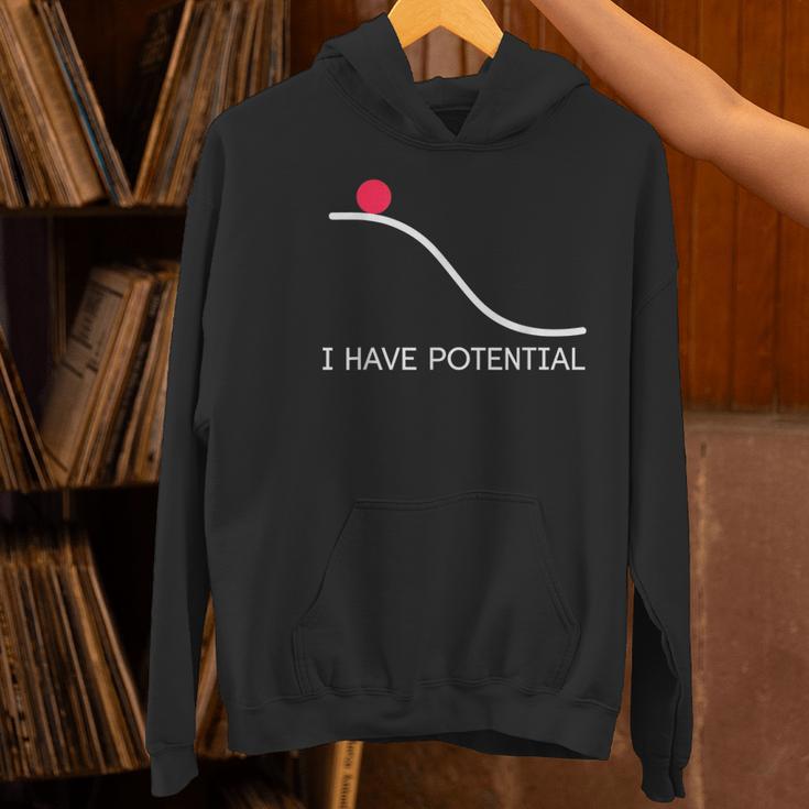 I Have Potential Energy Physics Science Teachers Women's Hoodie, Science Teacher Hoodies, gift for family, gift for coworker
