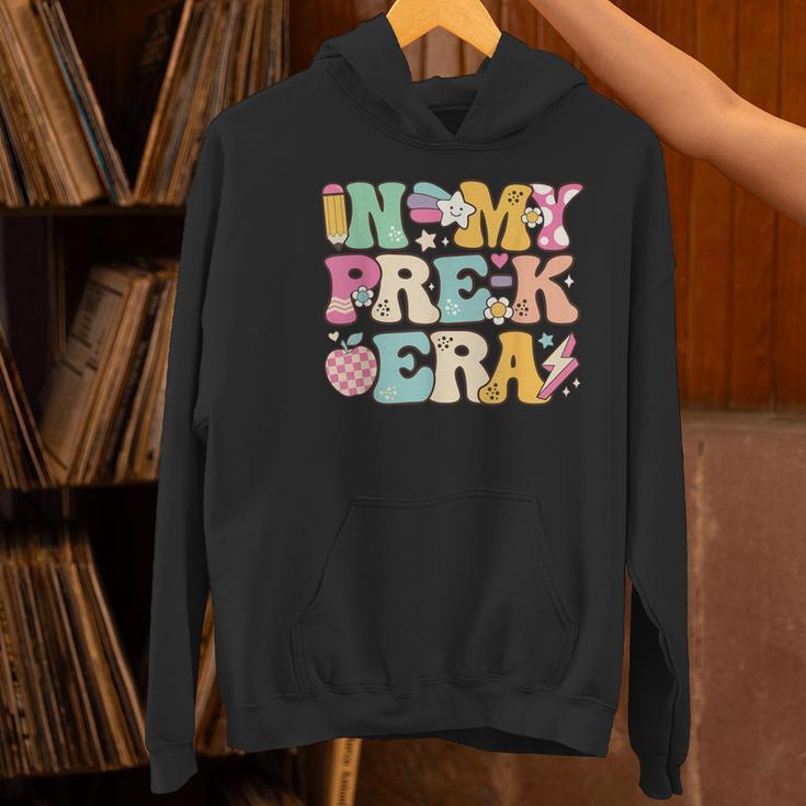 In My Pre-K Era Girl Back To School Cute PreSchool Teacher Women's Hoodie, gift for family, gift for coworker In My Pre-K Era Girl Back To School Cute PreSchool Teacher Women's Hoodie, gift for family, gift for coworker