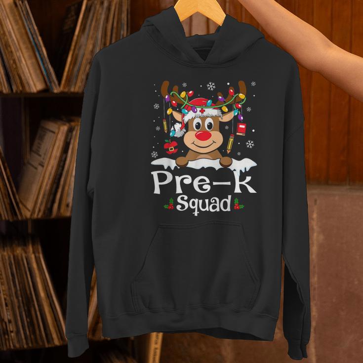 Pre-k Teacher Squad Reindeer Teacher Christmas Women's Hoodie, gift for family, gift for coworker Pre-k Teacher Squad Reindeer Teacher Christmas Women's Hoodie, gift for family, gift for coworker
