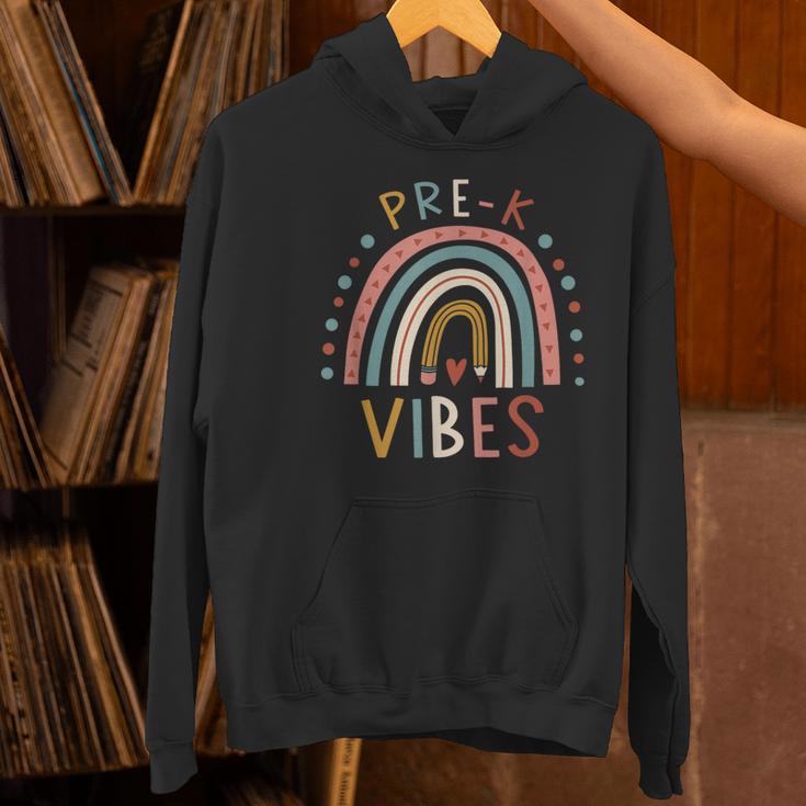 Pre K Vibes Back To School Student Teacher Women's Hoodie, gift for family, gift for coworker