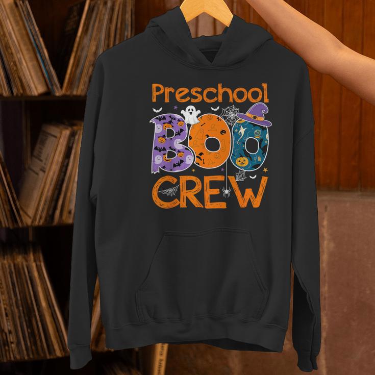 Preschool Boo Crew Preschool Halloween Teacher Kids Women's Hoodie, gift for family, gift for coworker Preschool Boo Crew Preschool Halloween Teacher Kids Women's Hoodie, gift for family, gift for coworker