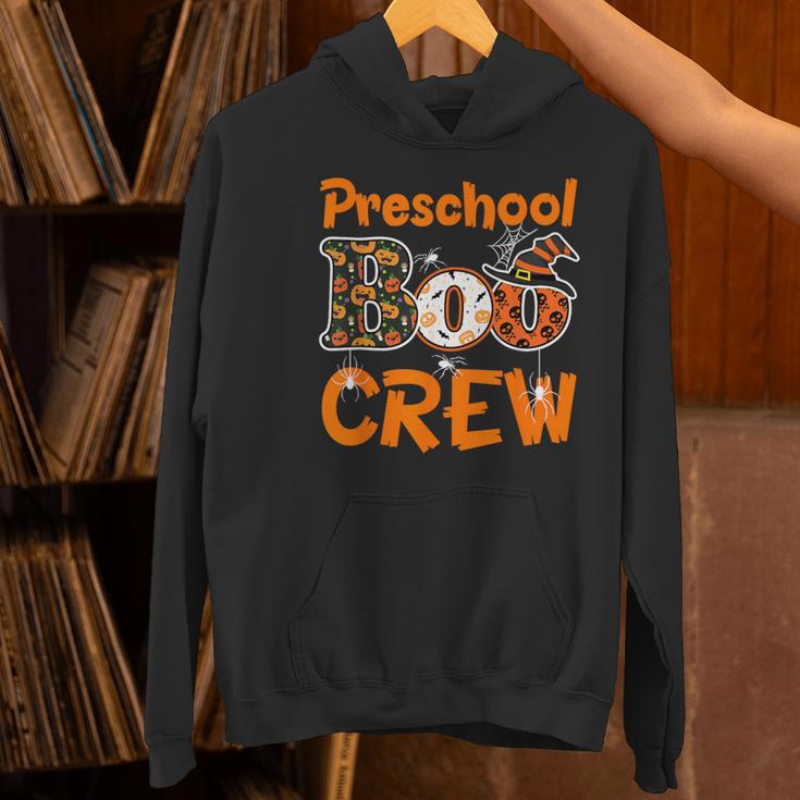 Preschool Boo Crew Halloween Teachers Students Costume Women's Hoodie, gift for family, gift for coworker Preschool Boo Crew Halloween Teachers Students Costume Women's Hoodie, gift for family, gift for coworker