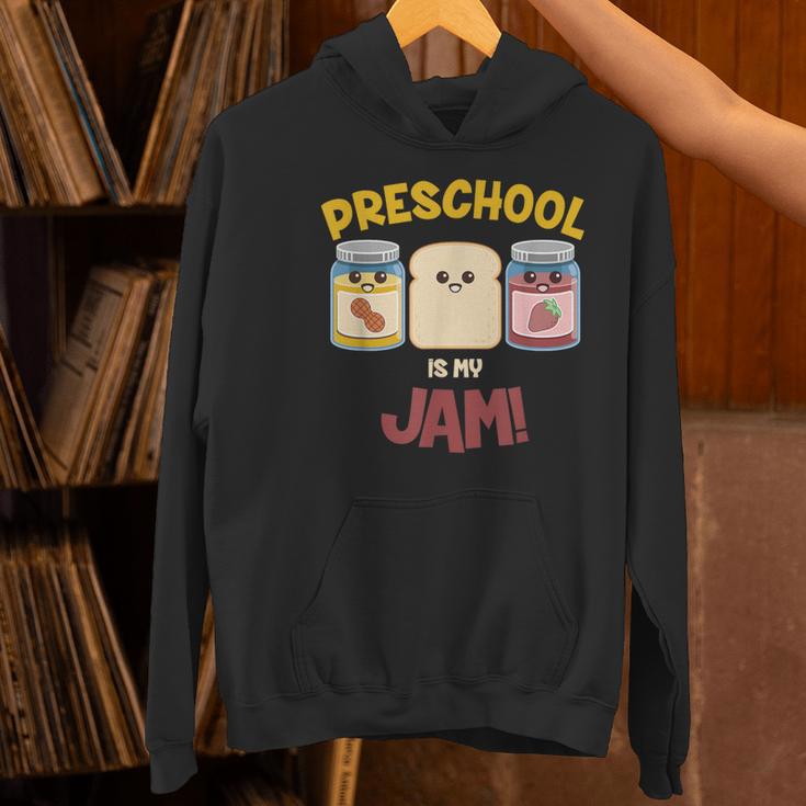 Preschool Is My Jam Teacher Shirt Women's Hoodie, gift for family, gift for coworker