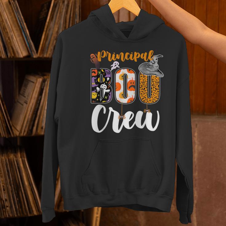 Principal Boo Crew Ghost Halloween Teachers School Matching Women's Hoodie, gift for family, gift for coworker Principal Boo Crew Ghost Halloween Teachers School Matching Women's Hoodie, gift for family, gift for coworker