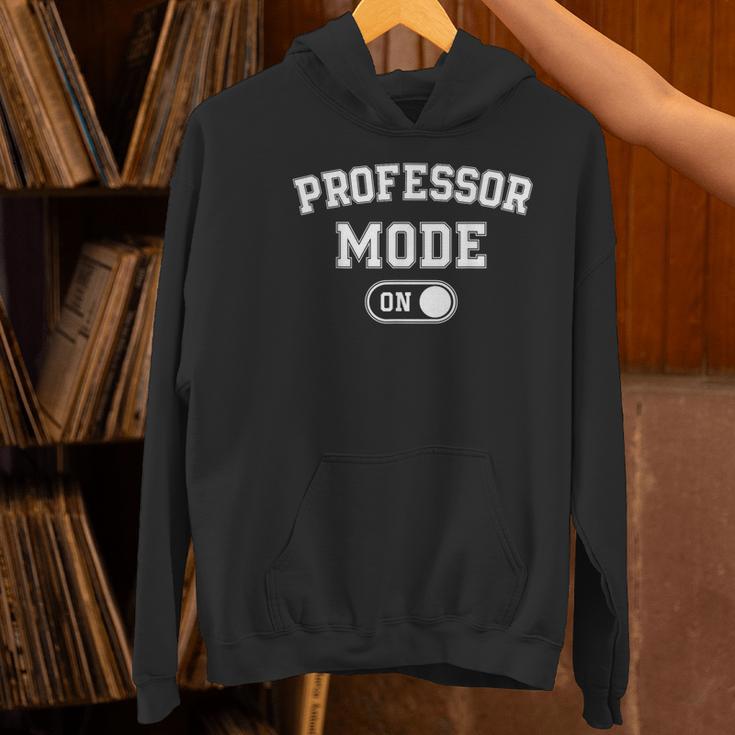 Professor Mode On Academic Educator Teacher Women's Hoodie, gift for family, gift for coworker Professor Mode On Academic Educator Teacher Women's Hoodie, gift for family, gift for coworker