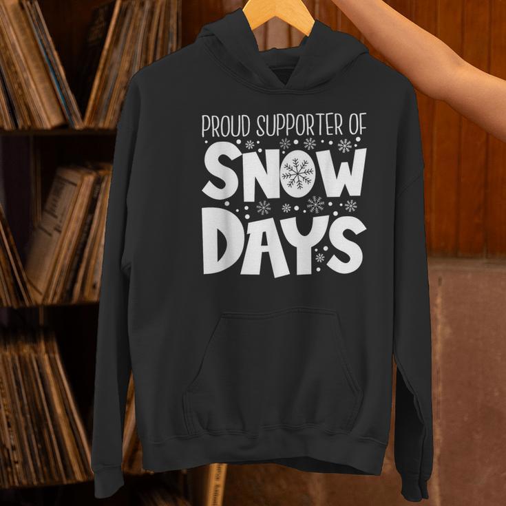Proud Supporter Of Snow Days Teacher Christmas Men Women Women's Hoodie, gift for family, gift for coworker