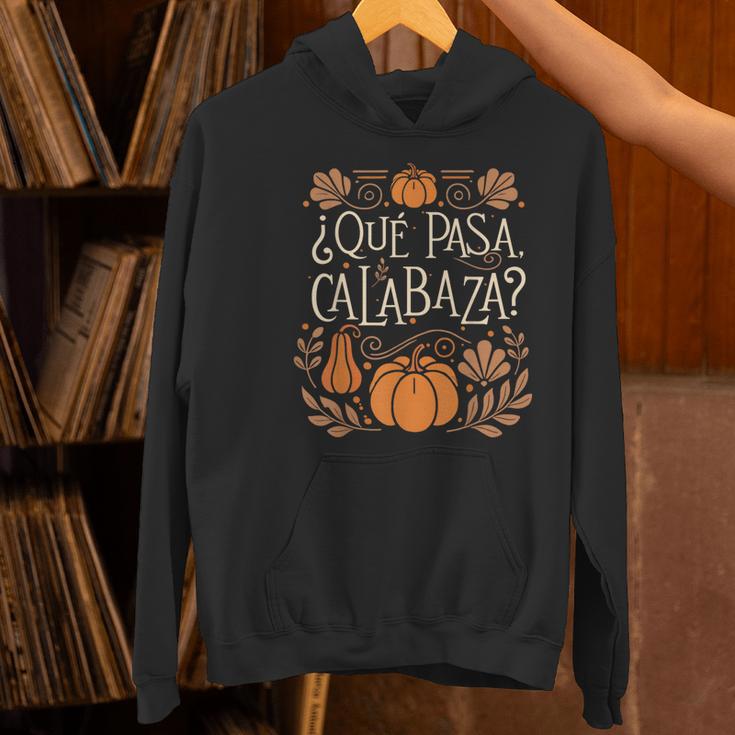 Que Pasa Calabaza Shirt Spanish Teacher Women's Hoodie, gift for family, gift for coworker Que Pasa Calabaza Shirt Spanish Teacher Women's Hoodie, gift for family, gift for coworker