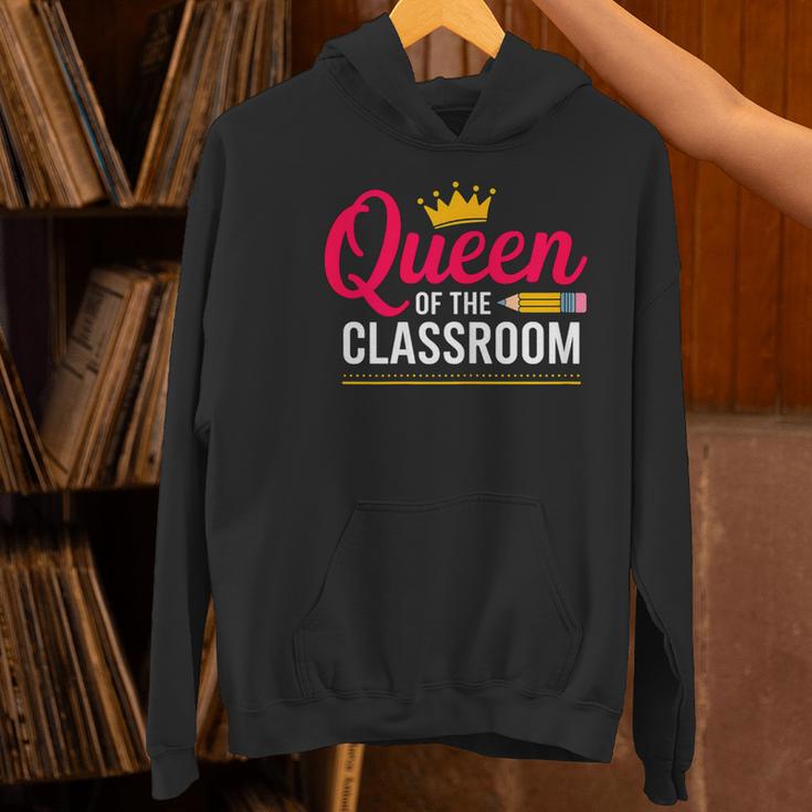 Queen Of The Classroom Teacher Women's Hoodie, gift for family, gift for coworker Queen Of The Classroom Teacher Women's Hoodie, gift for family, gift for coworker