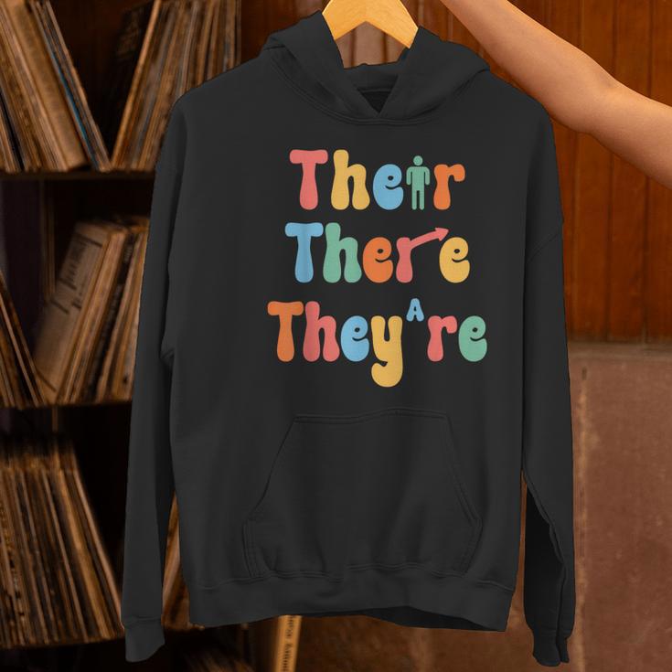 There Their They'Re English Class Grammar Joke Teacher Women's Hoodie, English Teacher Hoodies, gift for family, gift for coworker There Their They'Re English Class Grammar Joke Teacher Women's Hoodie, English Teacher Hoodies, gift for family, gift for coworker