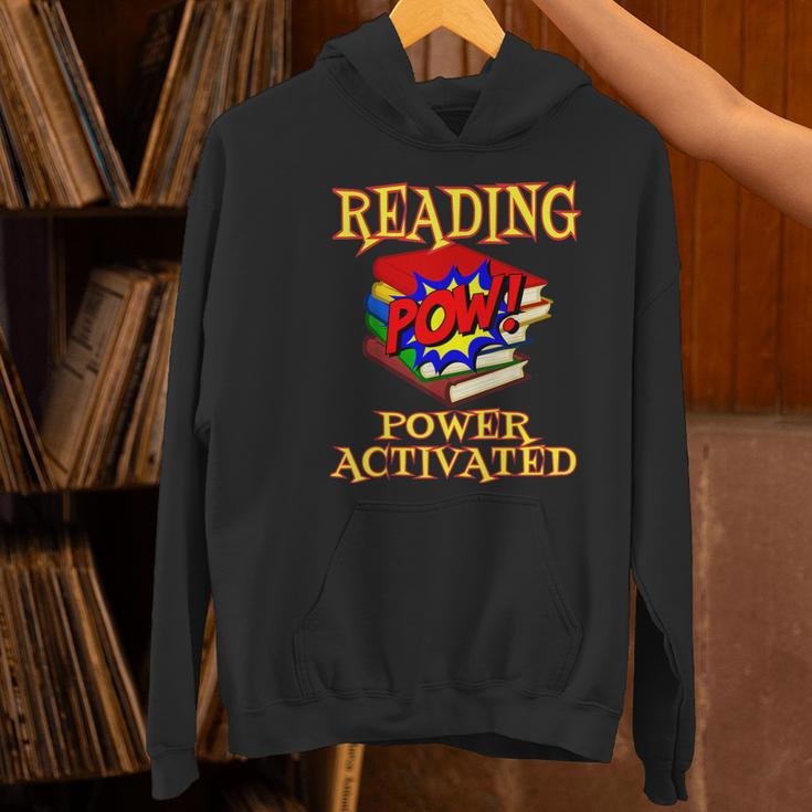 Reading Super Power Activated Superhero Teacher Or Student Men Women Girls Kids Women's Hoodie, Super Teacher Hoodies, gift for family, gift for coworker