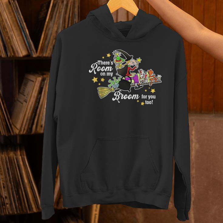 There's Room On My Broom For You Too Teacher Halloween Women's Hoodie, gift for family, gift for coworker