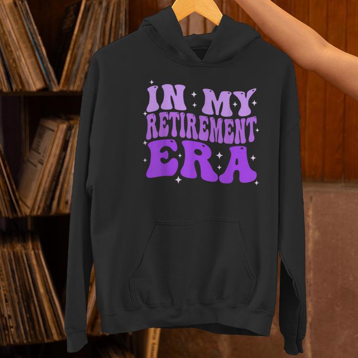 In My Retirement Era Groovy Retired Teacher 2025 Women Women's Hoodie, Groovy Teacher Hoodies, gift for family, gift for coworker In My Retirement Era Groovy Retired Teacher 2025 Women Women's Hoodie, Groovy Teacher Hoodies, gift for family, gift for coworker