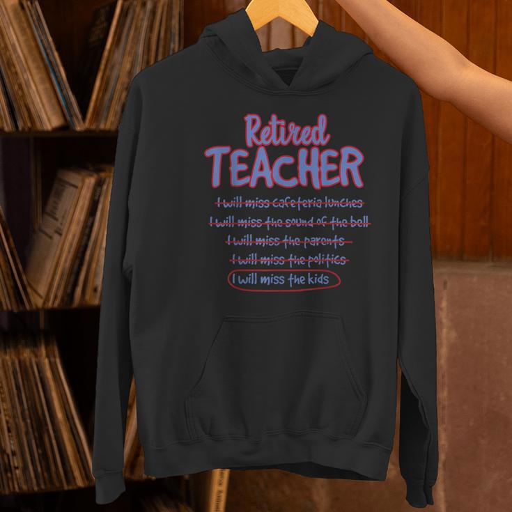 Retiring Teacher Tshirt For Retired Teachers For Men Women Women's Hoodie, gift for family, gift for coworker