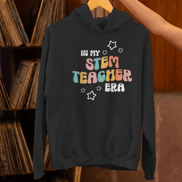 Retro Boho Math Science Professor In My STEM Teacher Era Women's Hoodie, Science Teacher Hoodies, gift for family, gift for coworker