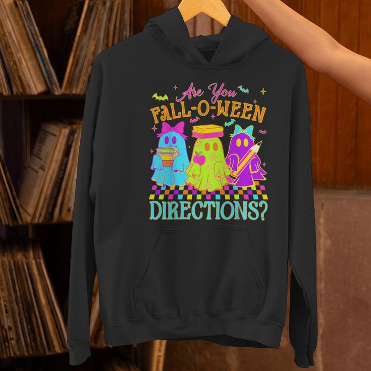 Retro Are You Falloween Direction Teacher Spooky Halloween Women's Hoodie, gift for family, gift for coworker Retro Are You Falloween Direction Teacher Spooky Halloween Women's Hoodie, gift for family, gift for coworker