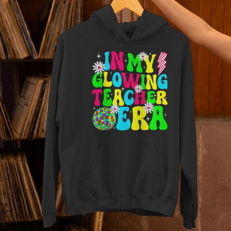 Retro Groovy In My Glowing Teacher Era Happy Teacher's Day Women's Hoodie, Groovy Teacher Hoodies, gift for family, gift for coworker Retro Groovy In My Glowing Teacher Era Happy Teacher's Day Women's Hoodie, Groovy Teacher Hoodies, gift for family, gift for coworker