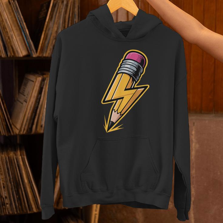 Retro Pencil Pencil Back To School Teacher Student Women's Hoodie, gift for family, gift for coworker Retro Pencil Pencil Back To School Teacher Student Women's Hoodie, gift for family, gift for coworker