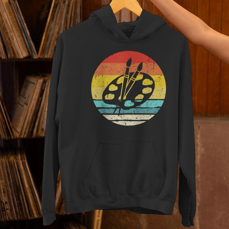 Retro Vintage Paint Palette Costume Artist Art Teacher Men Women Women's Hoodie, gift for family, gift for coworker