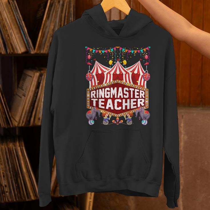 Ringmaster Teacher Costume – Carnival Birthday Style Women's Hoodie, gift for family, gift for coworker Ringmaster Teacher Costume – Carnival Birthday Style Women's Hoodie, gift for family, gift for coworker