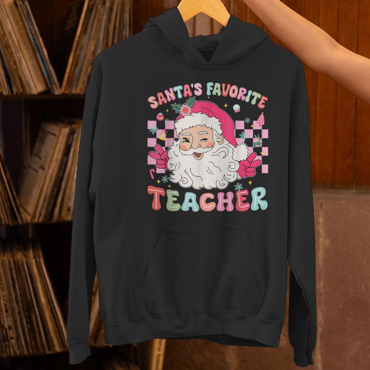Santa Favorite Teacher Shirt Teacher Christmas Women's Hoodie, gift for family, gift for coworker Santa Favorite Teacher Shirt Teacher Christmas Women's Hoodie, gift for family, gift for coworker