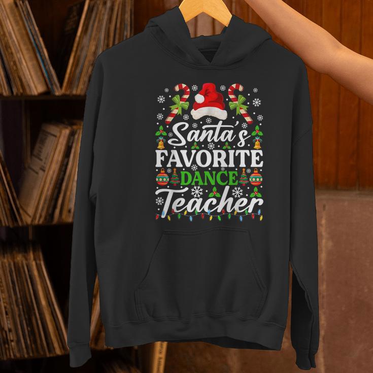 Santa's Favorite Dance Teacher Shirt Christmas Pajama Women's Hoodie, gift for family, gift for coworker Santa's Favorite Dance Teacher Shirt Christmas Pajama Women's Hoodie, gift for family, gift for coworker