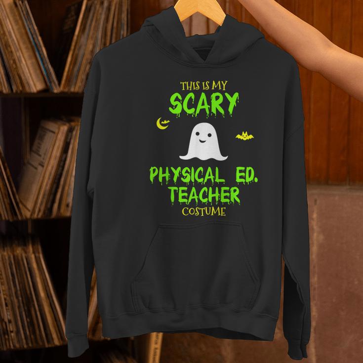 Scary Physical Education Ed Teacher Costume Halloween Easy Women's Hoodie, gift for family, gift for coworker Scary Physical Education Ed Teacher Costume Halloween Easy Women's Hoodie, gift for family, gift for coworker