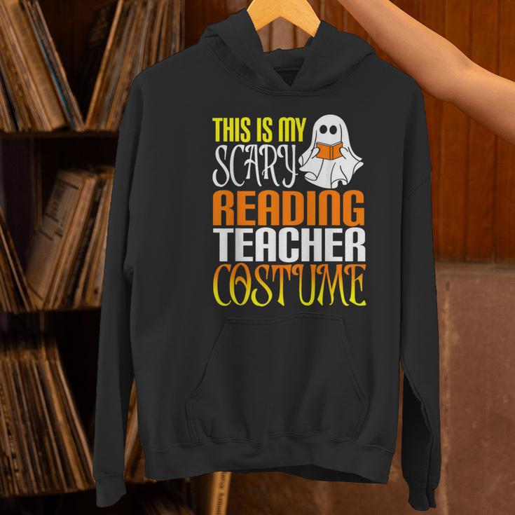 This Is My Scary Reading Teacher Costume Halloween School Women's Hoodie, gift for family, gift for coworker This Is My Scary Reading Teacher Costume Halloween School Women's Hoodie, gift for family, gift for coworker