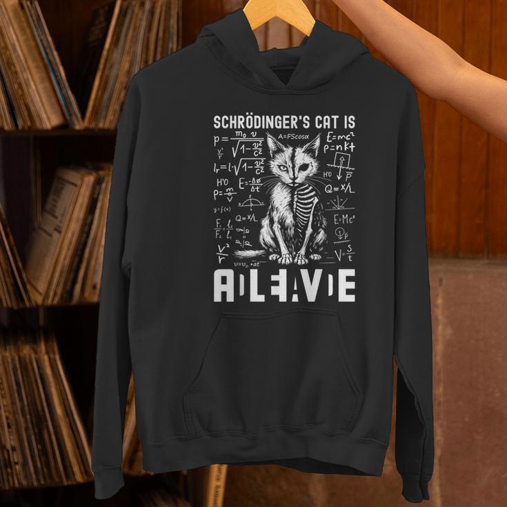 Schrodinger's Cat Dead And Alive Physics Teacher Women's Hoodie, gift for family, gift for coworker Schrodinger's Cat Dead And Alive Physics Teacher Women's Hoodie, gift for family, gift for coworker