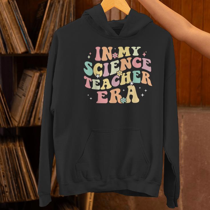 In My Science Teacher Era Retro Back To School STEM Teacher For Men Women Women's Hoodie, Science Teacher Hoodies, gift for family, gift for coworker