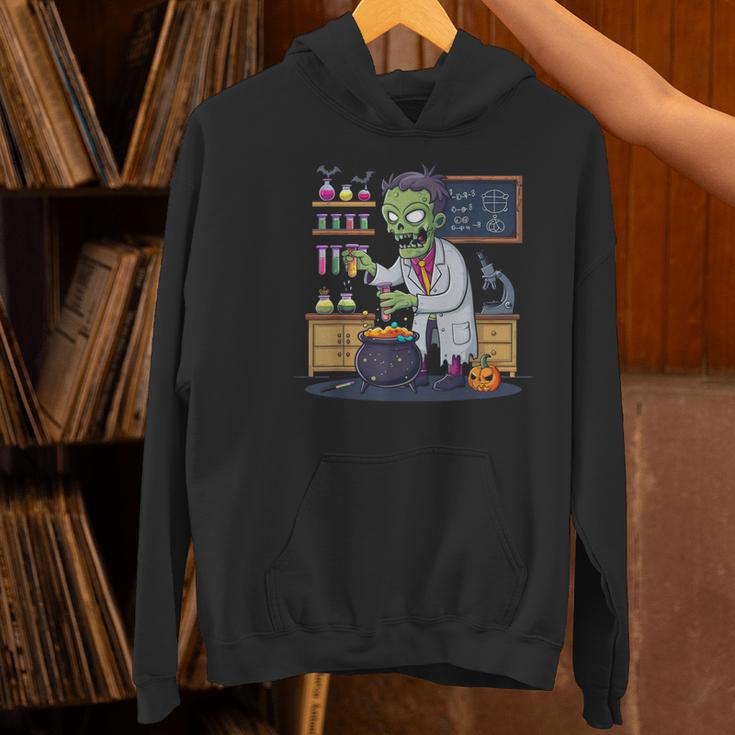 Science Teacher Halloween Shirt Zombie Chemistry Scientist Women's Hoodie, Science Teacher Hoodies, gift for family, gift for coworker