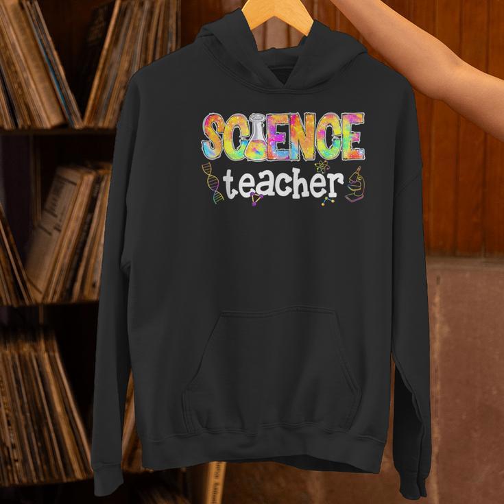 Science Teacher Tie Dye Science Teaching Back To School Women's Hoodie, Science Teacher Hoodies, gift for family, gift for coworker Science Teacher Tie Dye Science Teaching Back To School Women's Hoodie, Science Teacher Hoodies, gift for family, gift for coworker