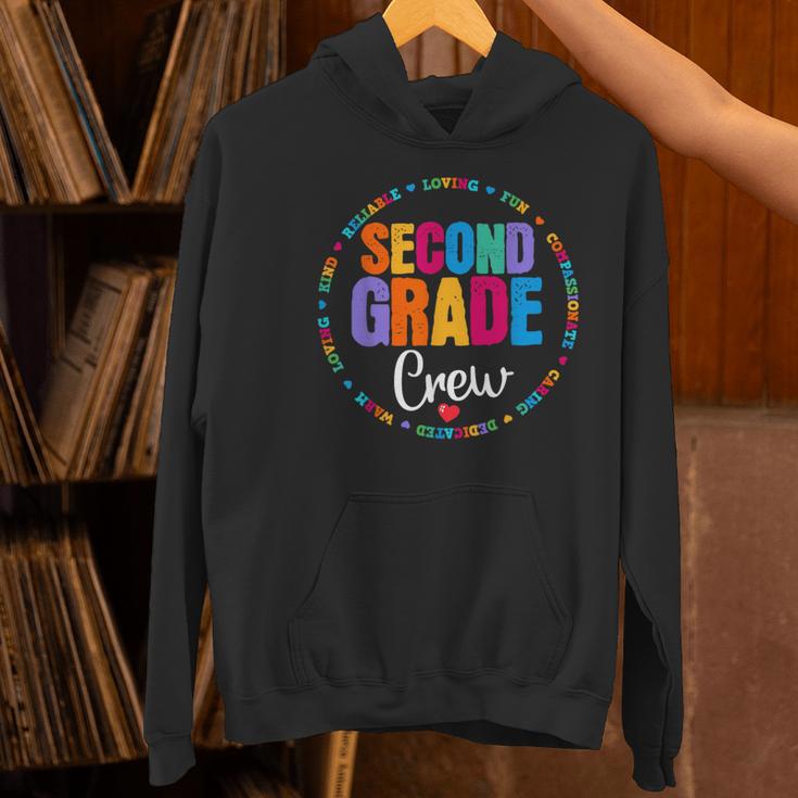 Second Grade Crew 2nd Back To School Teacher Team Squad Women's Hoodie, 2nd Grade Teacher Hoodies, gift for family, gift for coworker Second Grade Crew 2nd Back To School Teacher Team Squad Women's Hoodie, 2nd Grade Teacher Hoodies, gift for family, gift for coworker