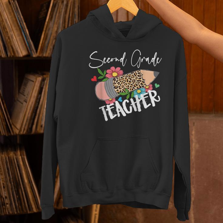 Second Grade Teacher Leopard Pencil 2nd Grade Women Teacher Women's Hoodie, 2nd Grade Teacher Hoodies, gift for family, gift for coworker Second Grade Teacher Leopard Pencil 2nd Grade Women Teacher Women's Hoodie, 2nd Grade Teacher Hoodies, gift for family, gift for coworker