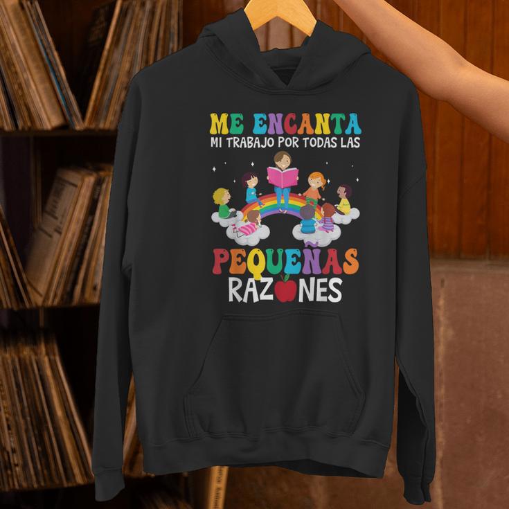 Spanish Teacher Bilingual Teacher Maestra Maestras Women's Hoodie, gift for family, gift for coworker Spanish Teacher Bilingual Teacher Maestra Maestras Women's Hoodie, gift for family, gift for coworker