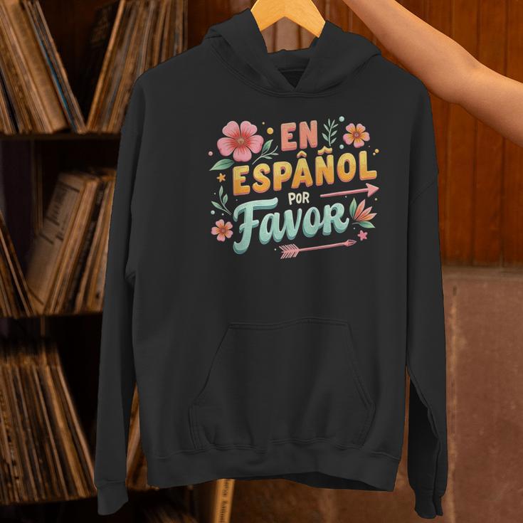 Spanish Teacher Maestra Dimelo En Espanol Por Favor Women's Hoodie, gift for family, gift for coworker Spanish Teacher Maestra Dimelo En Espanol Por Favor Women's Hoodie, gift for family, gift for coworker