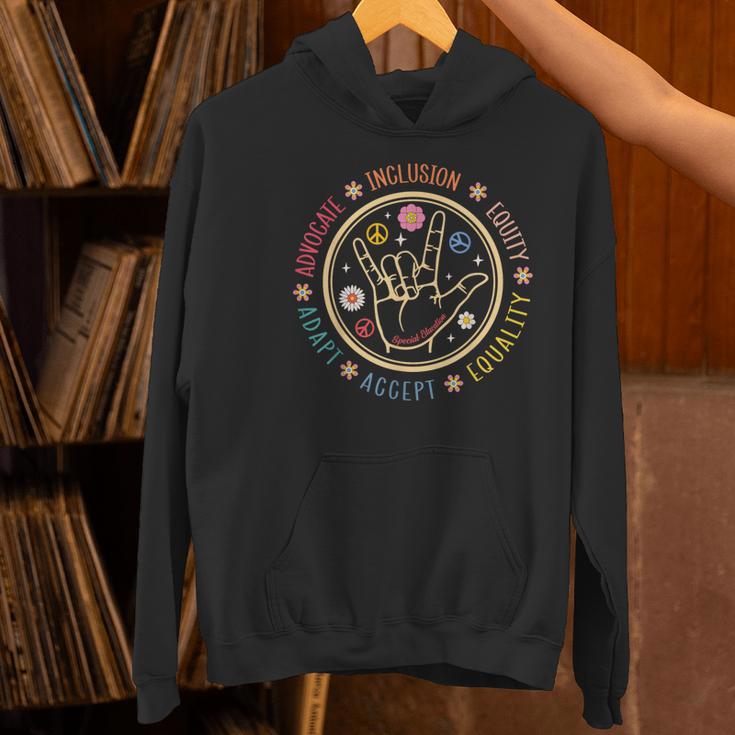 Special Education SPED Teacher IEP Advocate Inclusion Autism Women's Hoodie, gift for family, gift for coworker