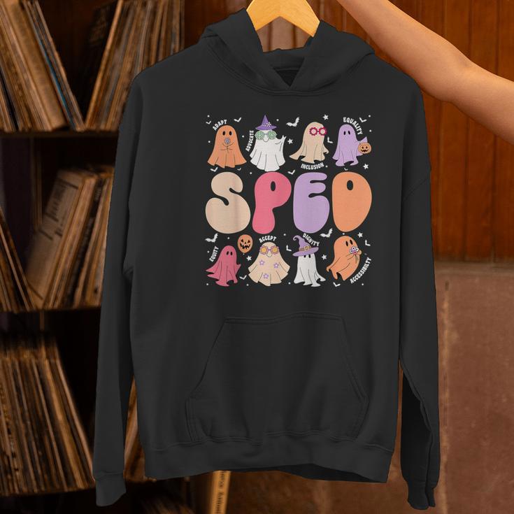 Special Education Teacher Ghosts Halloween SPED Teacher Women's Hoodie, gift for family, gift for coworker