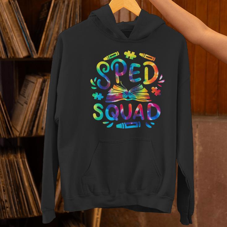 Special Education Teacher Sped Squad SPED Teacher Tie Dye Women's Hoodie, gift for family, gift for coworker Special Education Teacher Sped Squad SPED Teacher Tie Dye Women's Hoodie, gift for family, gift for coworker