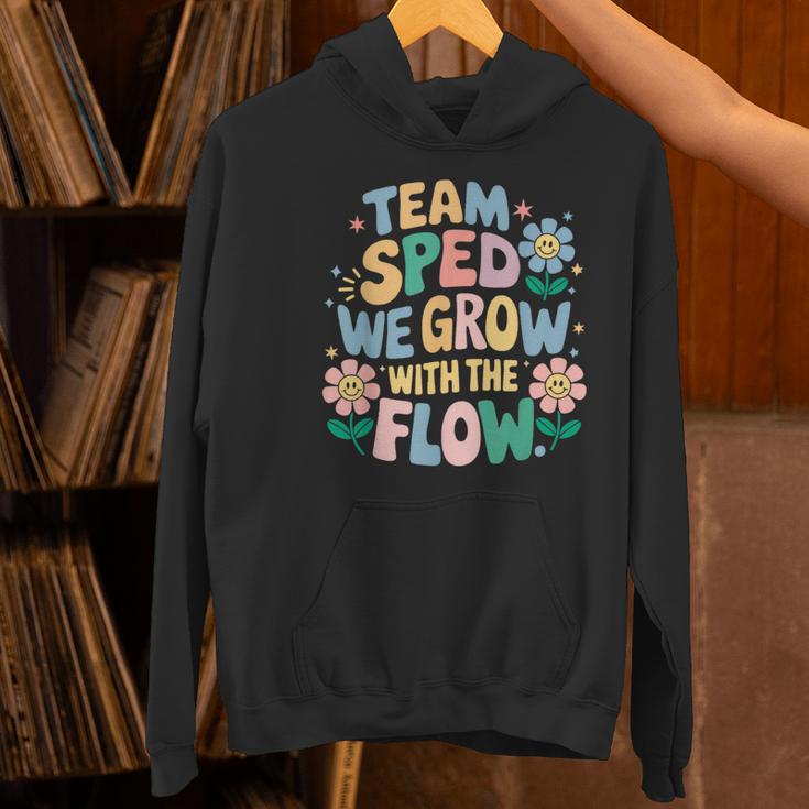 Special Education Teacher Team SPED Grow With The Flow Women's Hoodie, gift for family, gift for coworker Special Education Teacher Team SPED Grow With The Flow Women's Hoodie, gift for family, gift for coworker