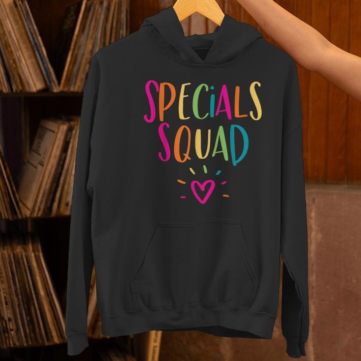 Specials Squad Art Music PE Tech Gym Teacher Team Women's Hoodie, Pe Teacher Hoodies, gift for family, gift for coworker