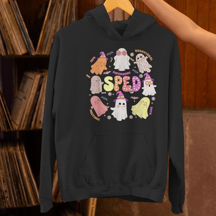 SPED Teacher Halloween Spooky Special Education Team Men Women Kids Women's Hoodie, gift for family, gift for coworker