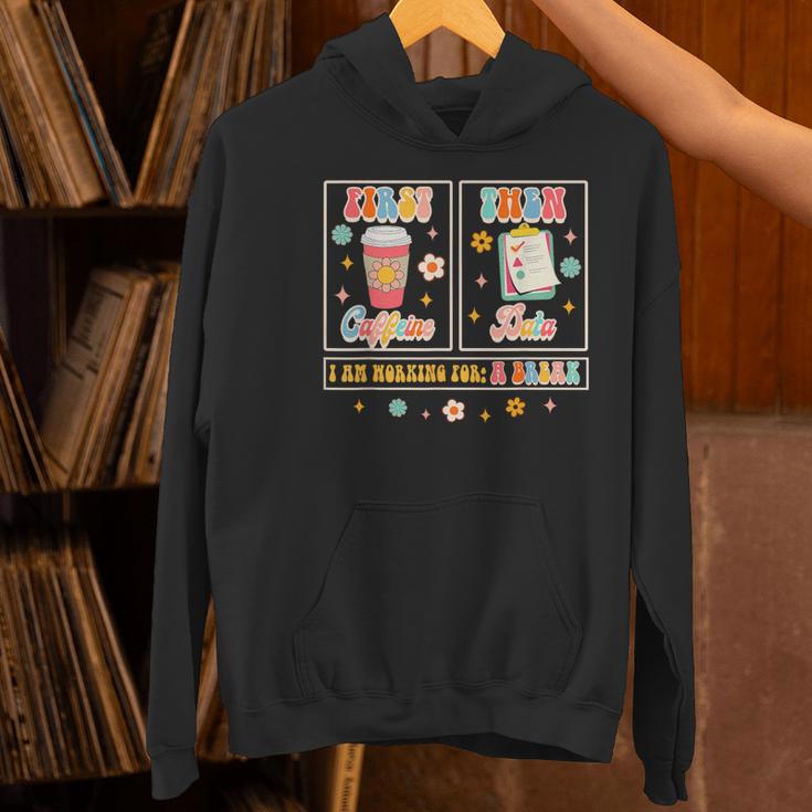 SPED Teacher Special Education First Coffee Then Data For Men Women Women's Hoodie, gift for family, gift for coworker SPED Teacher Special Education First Coffee Then Data For Men Women Women's Hoodie, gift for family, gift for coworker