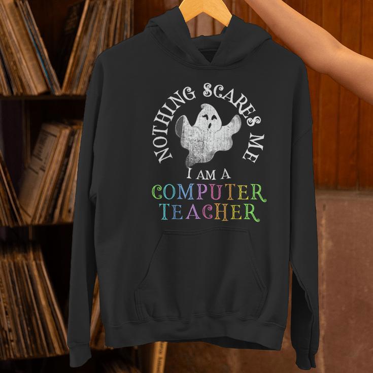 This Is My Spooky COMPUTER TEACHER Costume Don't Scare Me Women's Hoodie, gift for family, gift for coworker