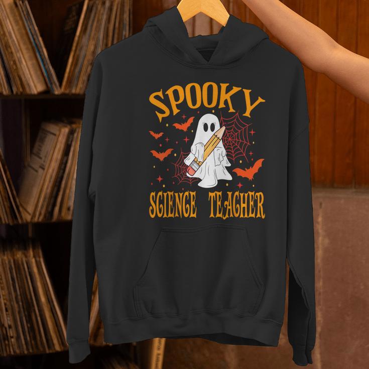 Spooky Science Teacher Ghost Halloween School Women Women's Hoodie, Science Teacher Hoodies, gift for family, gift for coworker Spooky Science Teacher Ghost Halloween School Women Women's Hoodie, Science Teacher Hoodies, gift for family, gift for coworker
