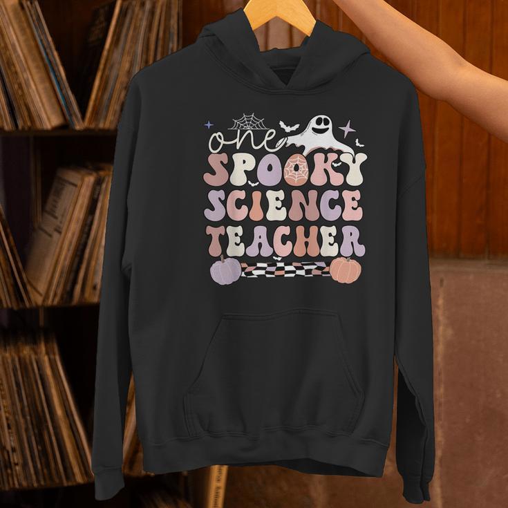 Spooky Science Teacher Halloween Science Teaching For Men Women Women's Hoodie, Science Teacher Hoodies, gift for family, gift for coworker