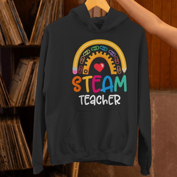 STEAM Teacher Squad Team Crew Back To School STEM Special Women's Hoodie, gift for family, gift for coworker