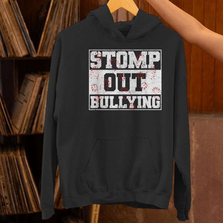 Stomp Out Bullying Back To School Education Teacher Women's Hoodie, gift for family, gift for coworker